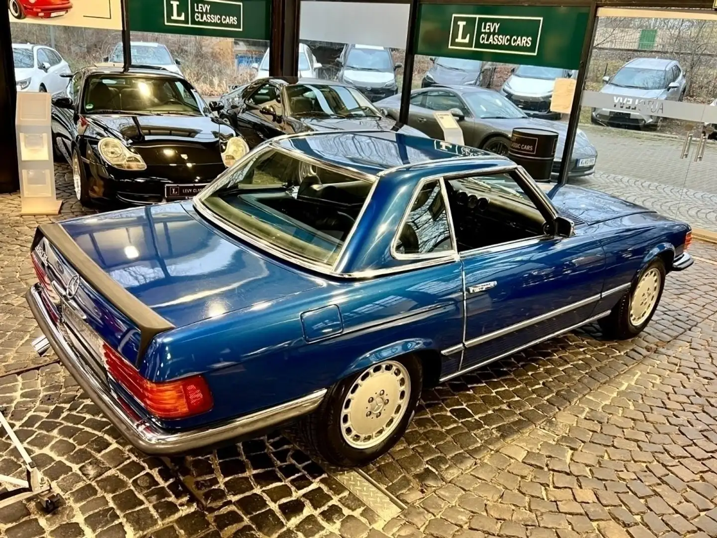 Mercedes-Benz SL 450 Roadster deutsches Fahrzeug Hardtop Blau - 2