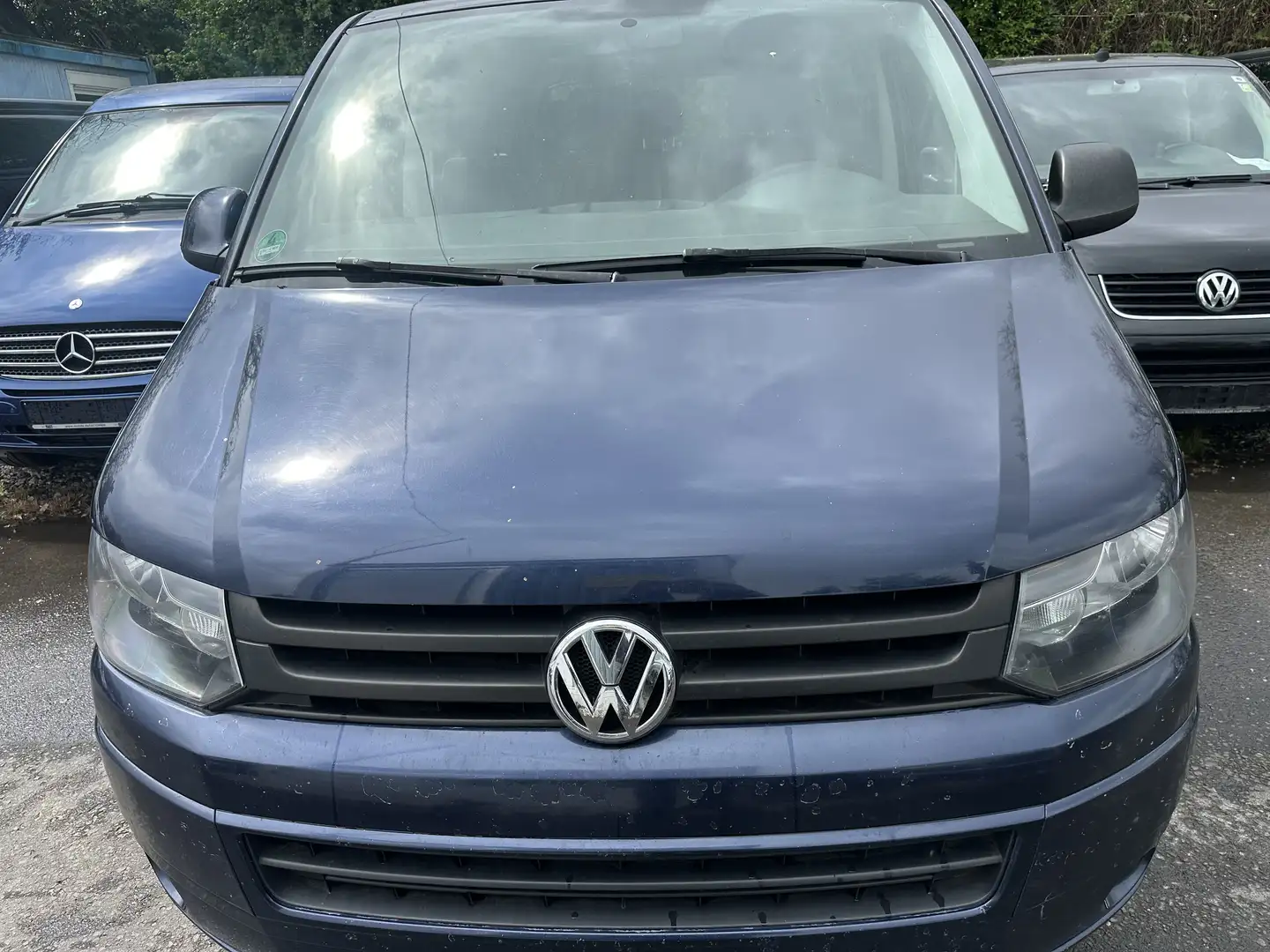 Volkswagen T5 Caravelle 2,0 TDI 140 PS 9 PLÄTZE KLIMA STANDHEIZUNG ALU Синій - 2