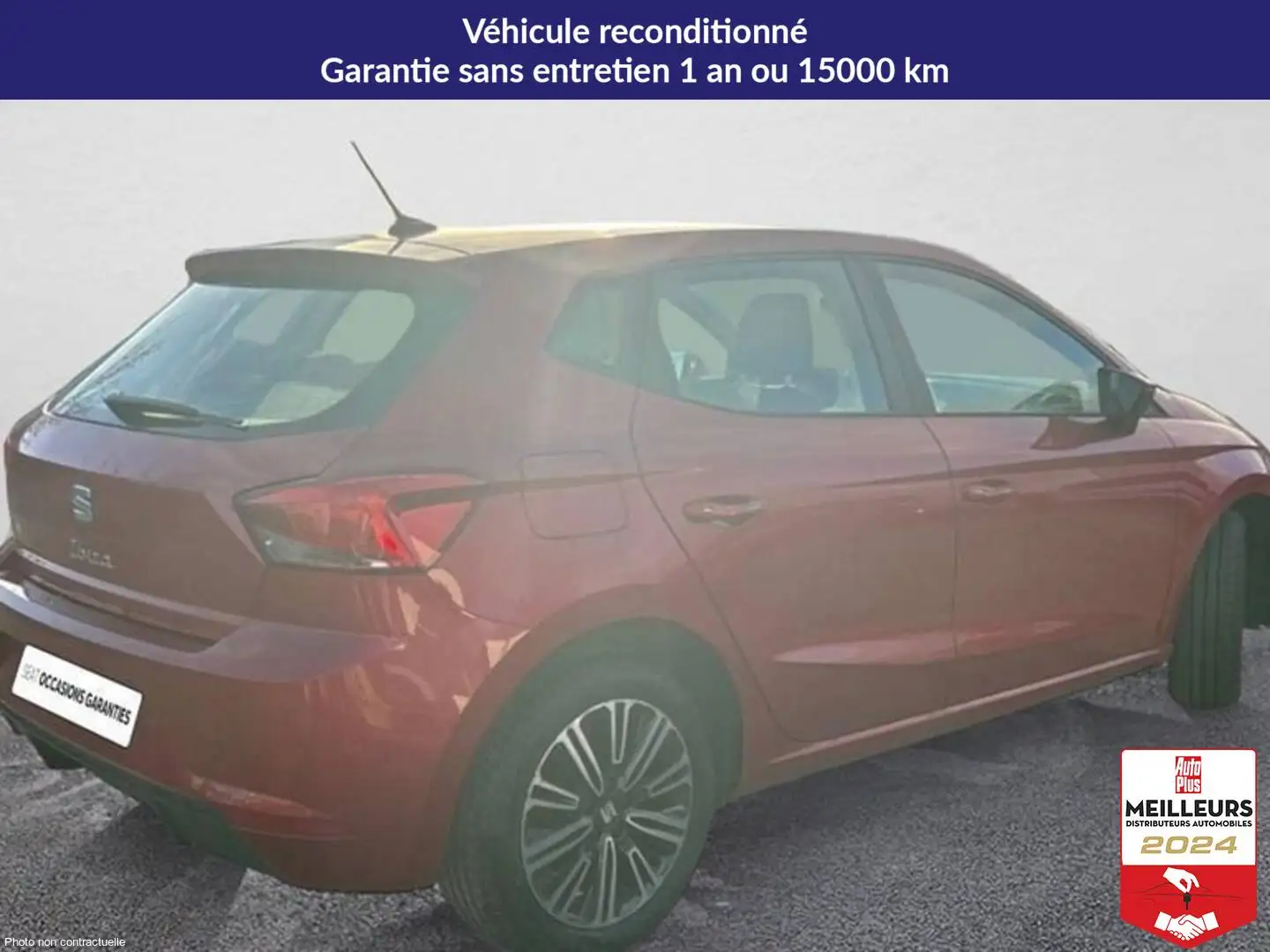 SEAT Ibiza 1.0 ecotsi 95 ch s/s bvm5 urban Rouge - 2