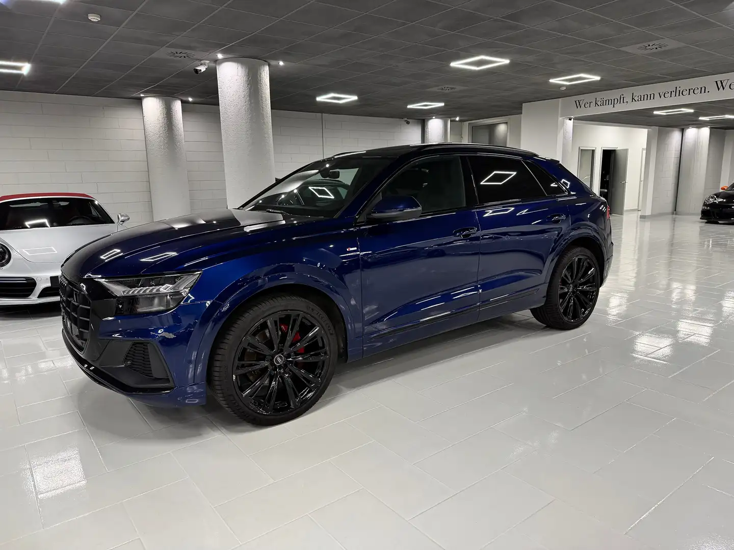 Audi Q8 S-LINE 23Ø TETTO 4RUOTESTERZANTI B&O GANCIO HUD Blue - 1