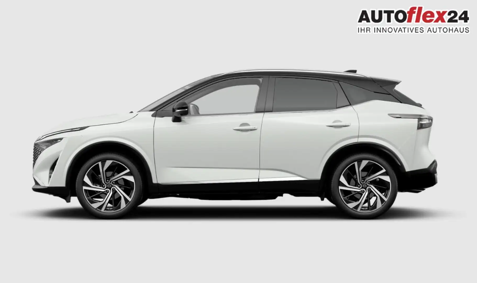 Nissan Qashqai MHEV 158 CVT Tekna+ 20Z Pano BOSE Nav 116 kW (1... Weiß - 1