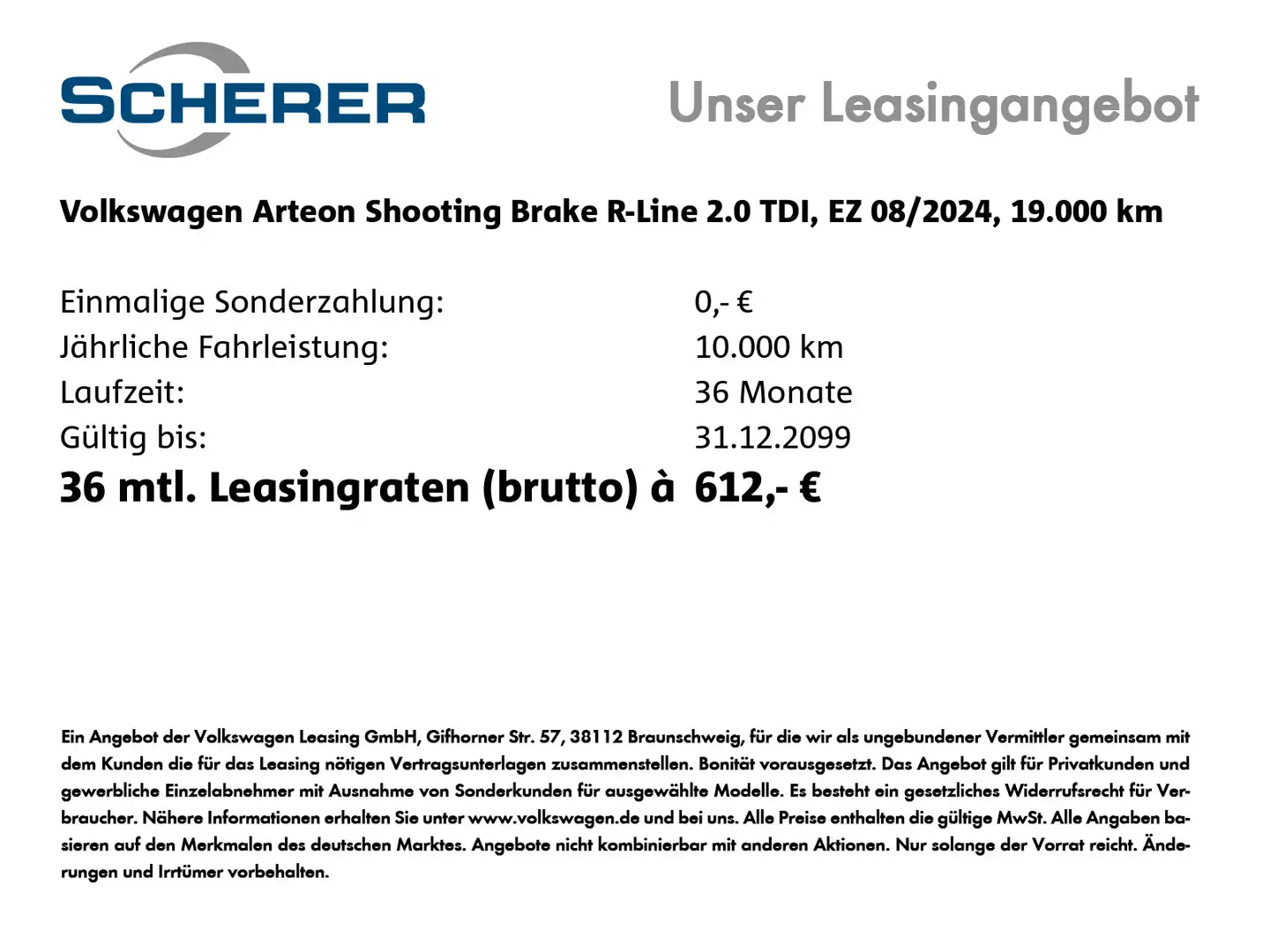 Volkswagen Arteon 2.0 TDI *R-Line* NP: 76K € Schwarz - 2