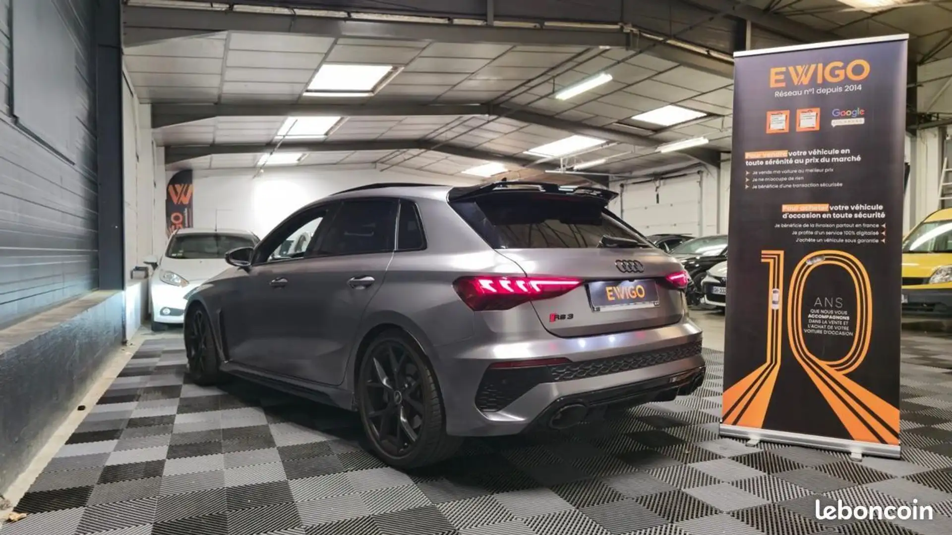 Audi RS3 SPORTBACK 2.5 TFSI 400 CARBON BLACK QUATTRO S-TRONIC BVA Gris - 2
