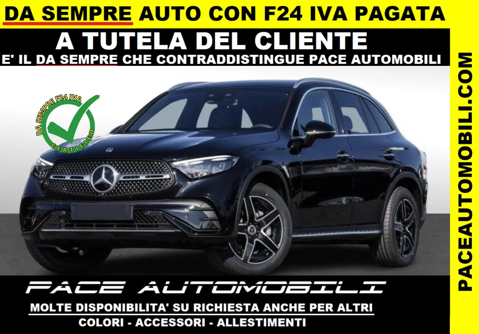 Mercedes-Benz GLC 220 D 4M AMG PREMIUM PLUS 19" LED PDC ACC KAMERA 360 Nero - 1