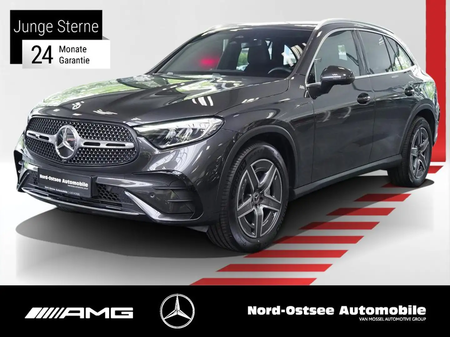 Mercedes-Benz GLC 300 d 4M AMG KAMERA DISTRONIC KLIMA KEYLESS Gris - 1