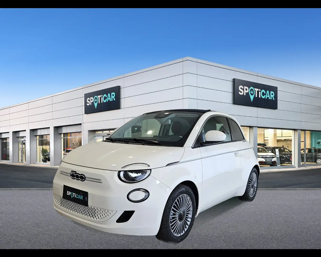 Fiat 500C Cabrio 42 kWh Bianco - 1