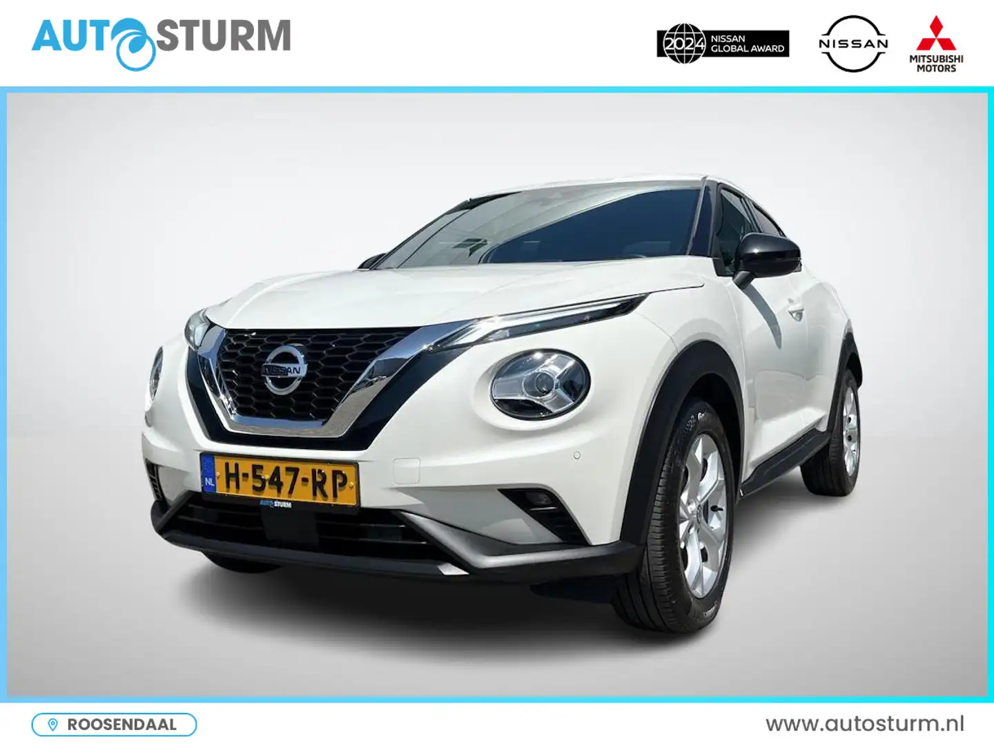 Nissan Juke 1.0 DIG-T N-Connecta Weiß - 1