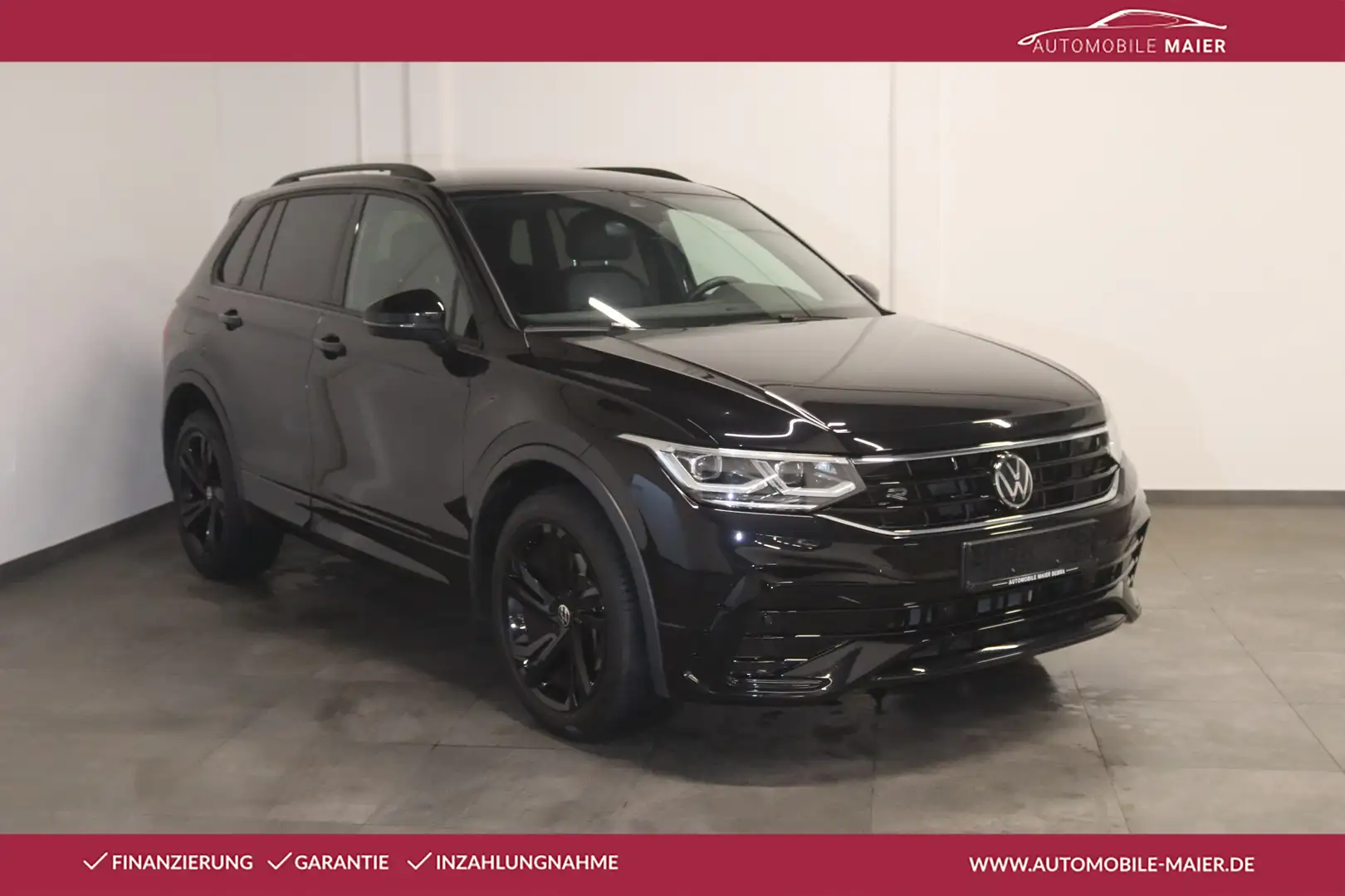 Volkswagen Tiguan eTSI DSG R-Line Black-NAV-MATRIX-VIRT-ACC Noir - 1