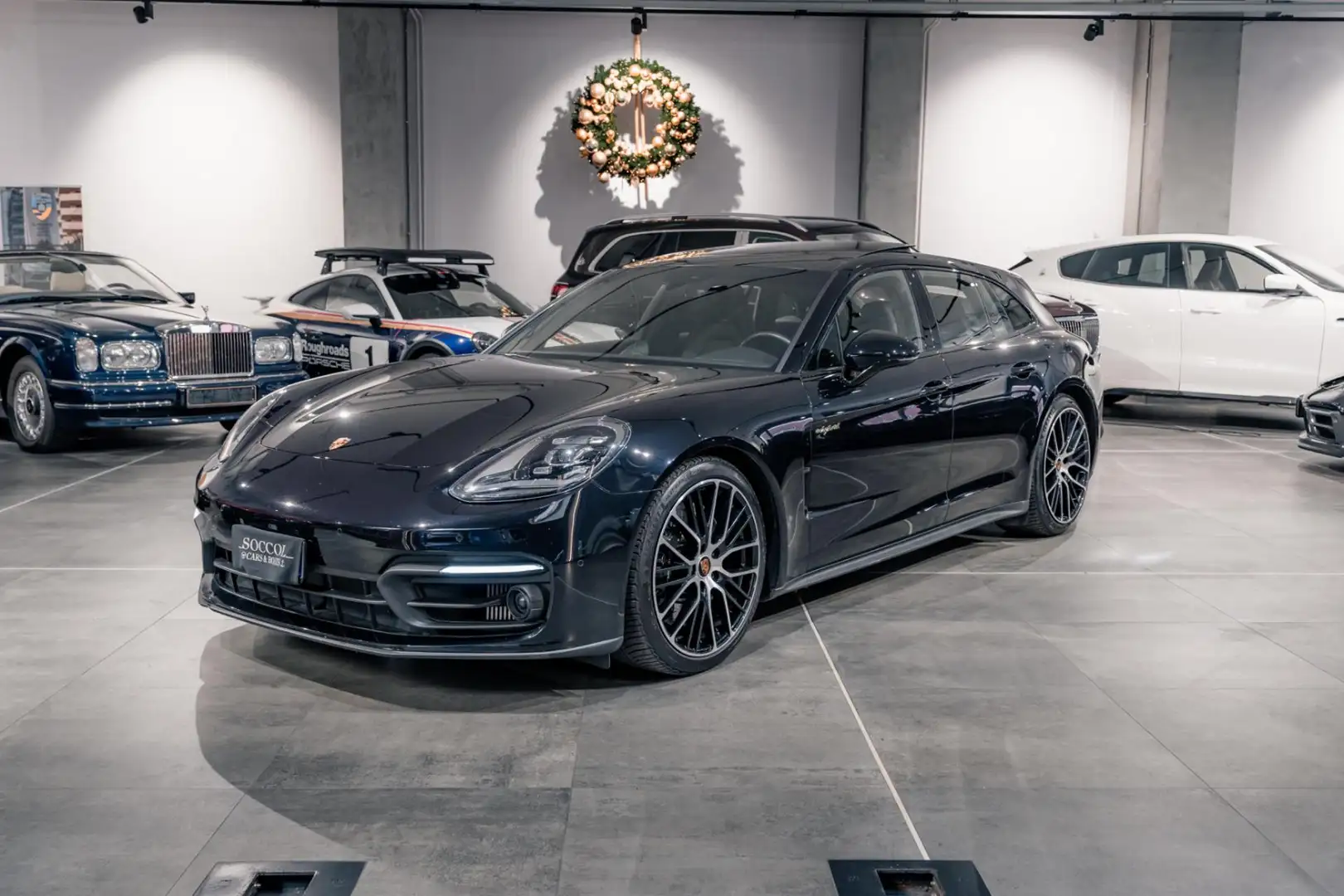 Porsche Panamera 2.9 4S E-Hybrid Sport Turismo*4RuoteSterzanti*RADR Schwarz - 1