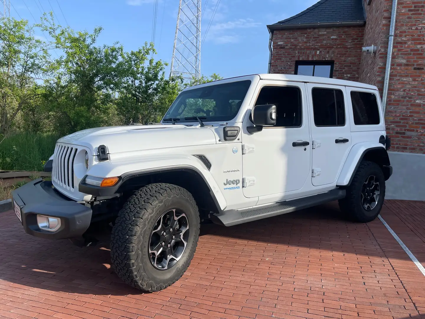 Jeep Wrangler Wrangler Sky one Touch 4xe hybride 09/2022 Blanc - 1