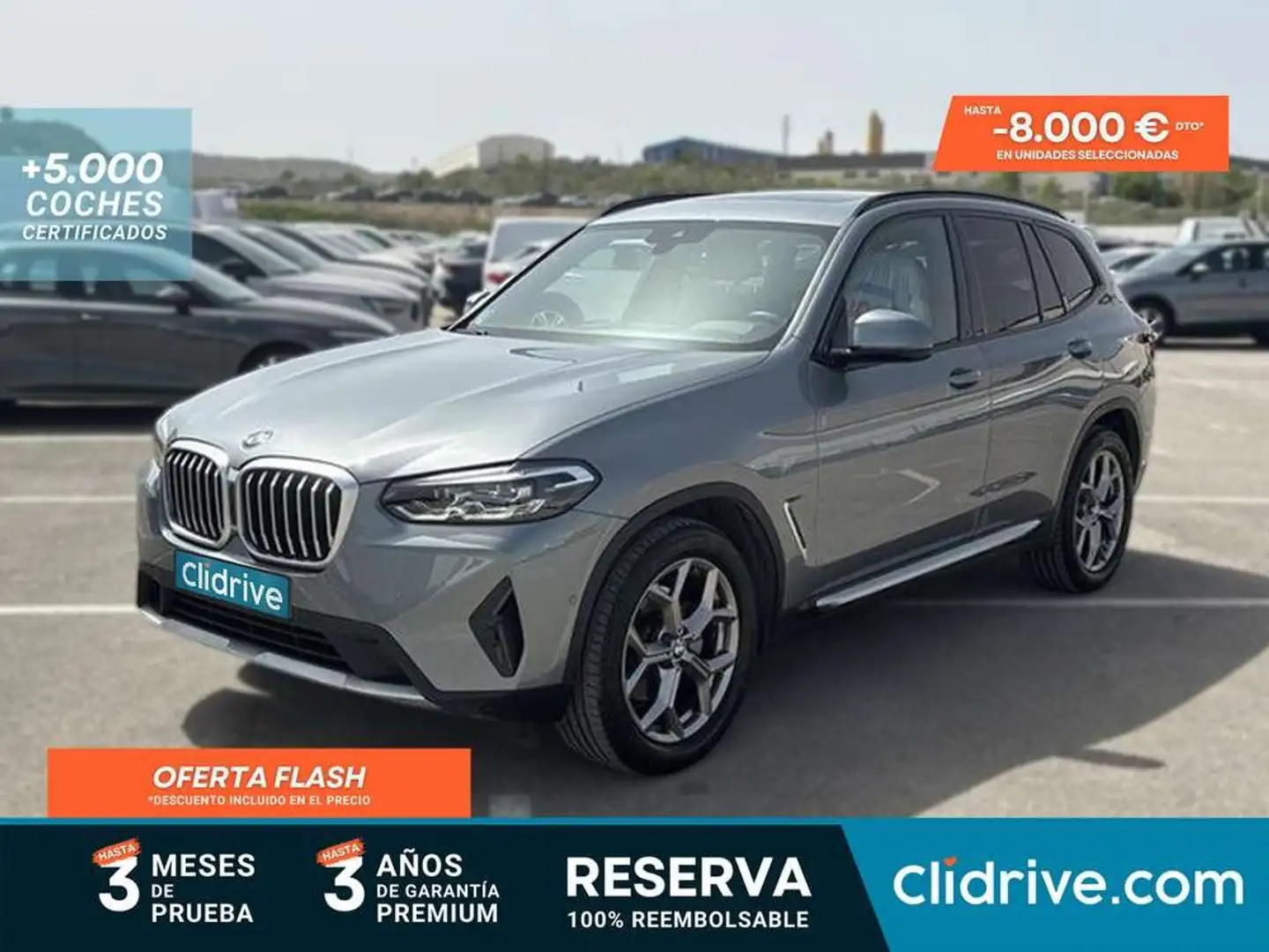BMW X3 XDRIVE20D XLINE Gris - 1