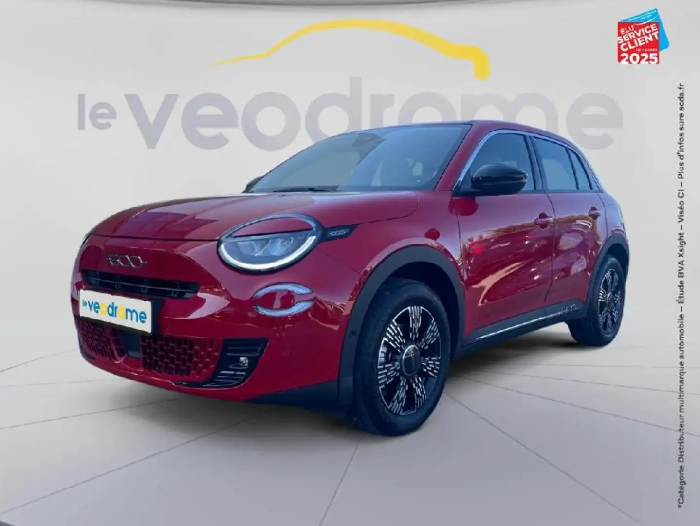 Fiat 600 1.2 Hybrid 100ch Pack Confort \u0026 Style DCT6 Rouge - 1