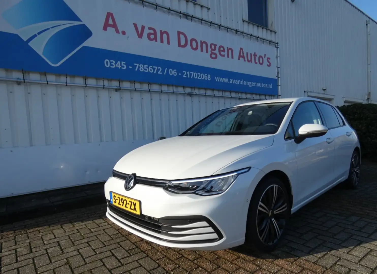 Volkswagen Golf 1.5 eTSI R-LINE BNS Automaat,ACC,Led,Navi,APPLE Blanc - 2