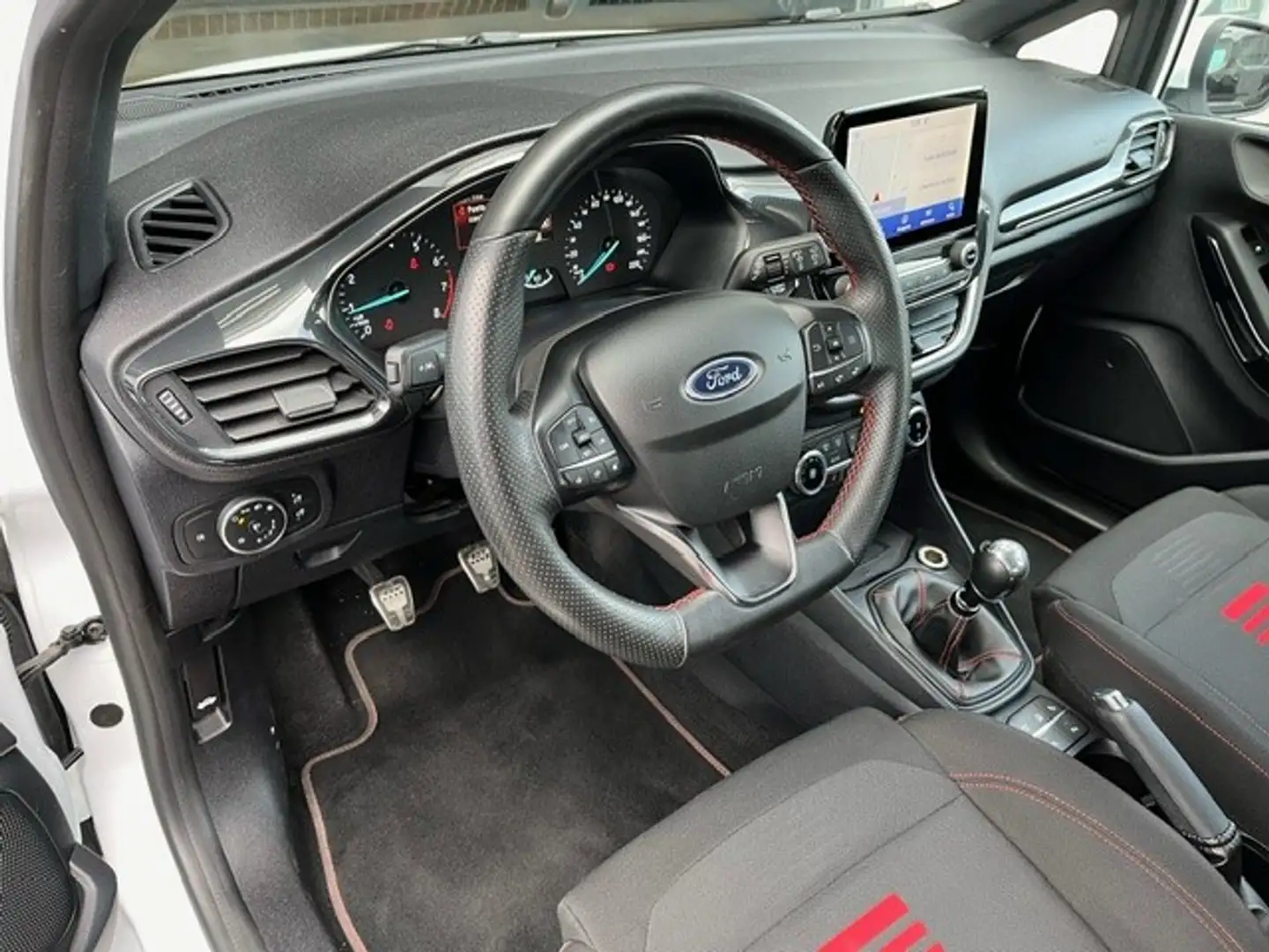 Ford Fiesta 1.0 EcoBoost MHEV ST Line 125 Blanc - 2