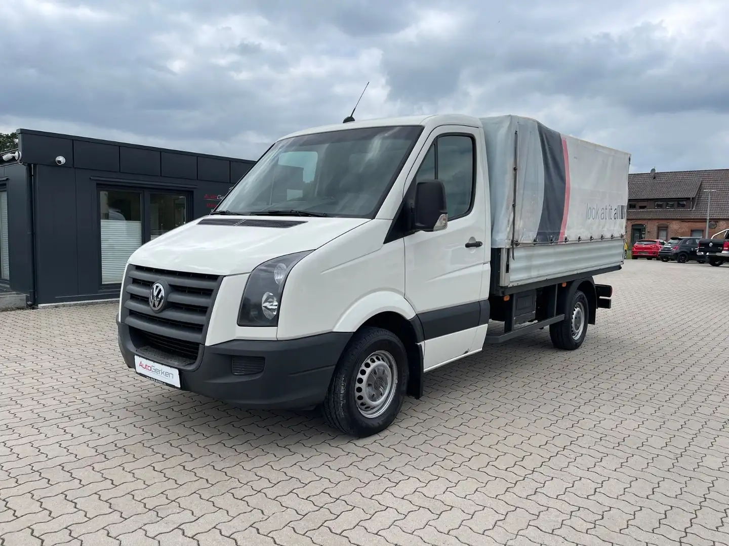 Volkswagen Crafter Pritsche 35 mittel L2 Pritsche+Plane Weiß - 1