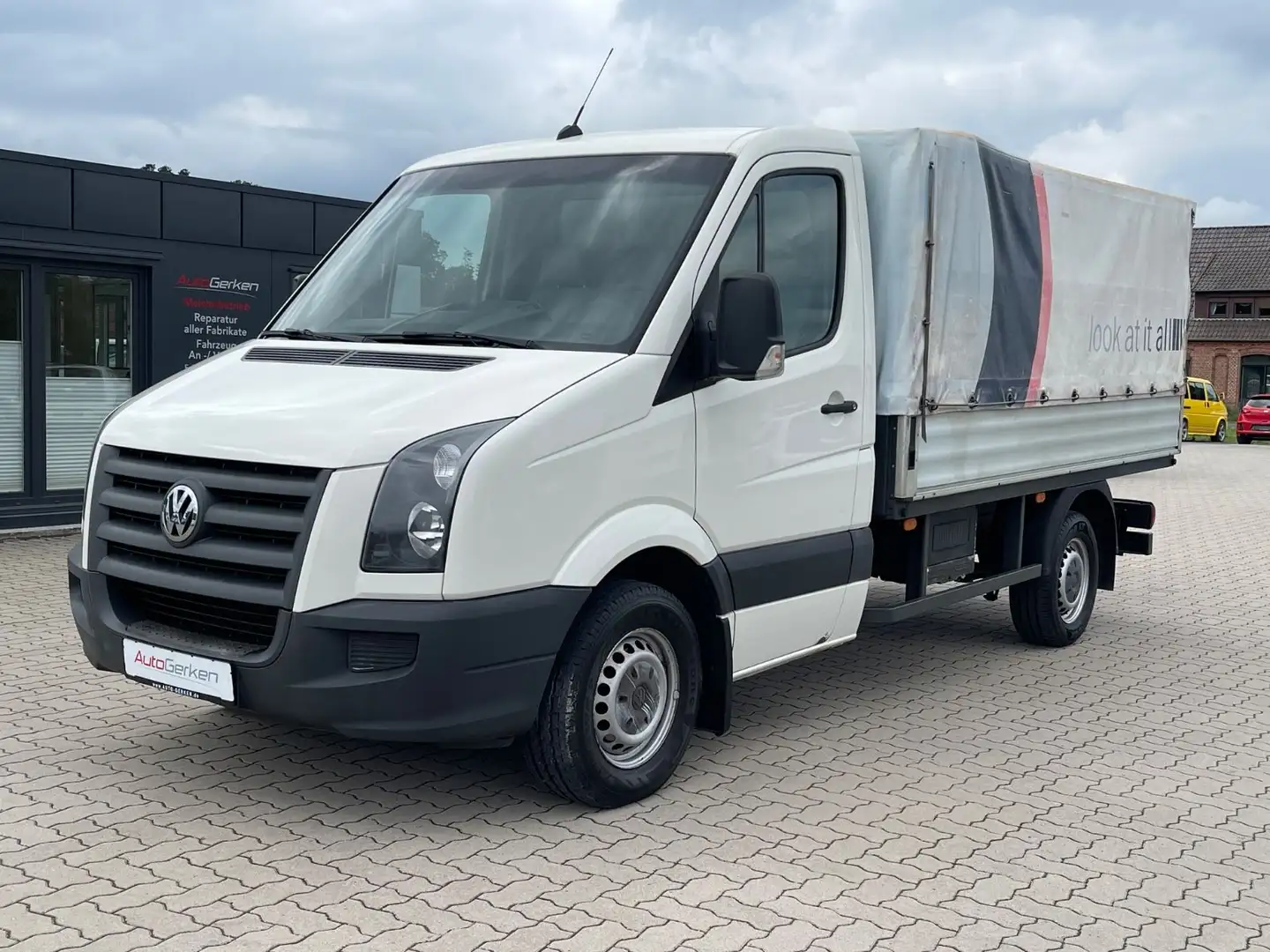 Volkswagen Crafter Pritsche 35 mittel L2 Pritsche+Plane Weiß - 2