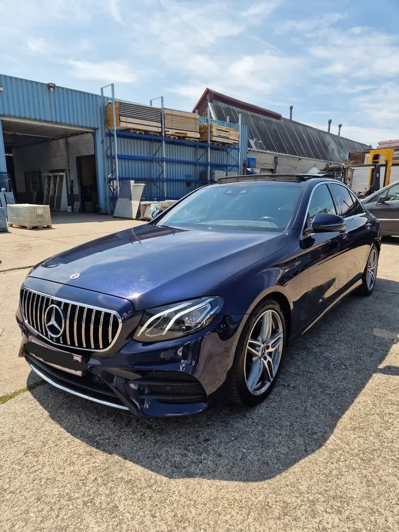 Mercedes-Benz E 200 d Business Solution AMG (EU6d-TEMP Bleu - 1