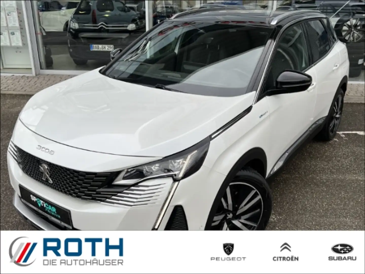 Peugeot 3008 Hybrid4 300 e-EAT8 GT Pack Schiebedach Blanco - 1