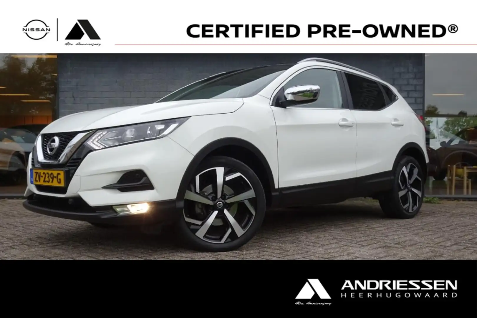 Nissan Qashqai 1.3 DIG-T 160pk DCT Acenta Blanc - 1