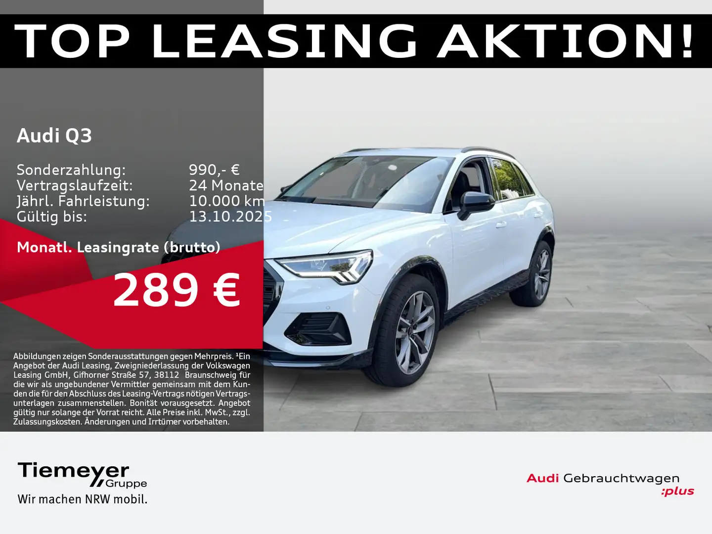 Audi Q3 35 TFSI ADVANCED LED AFA AHK NAVI+ Weiß - 1