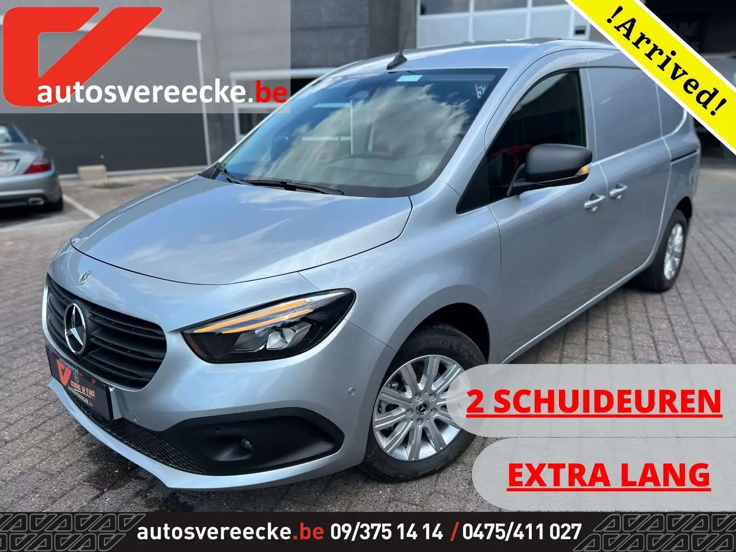 Mercedes-Benz Citan 112 EXTRA LANG (26.750ex.)  2x schfd Full Option Argent - 1