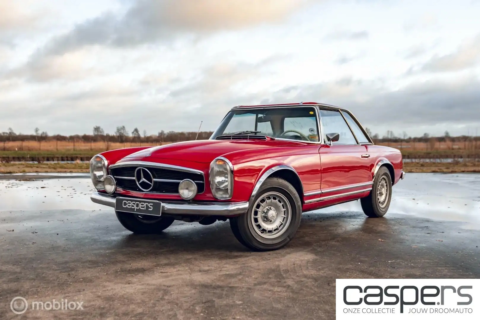 Mercedes-Benz SL 280 'Pagode' automaat 1968 Rouge - 1