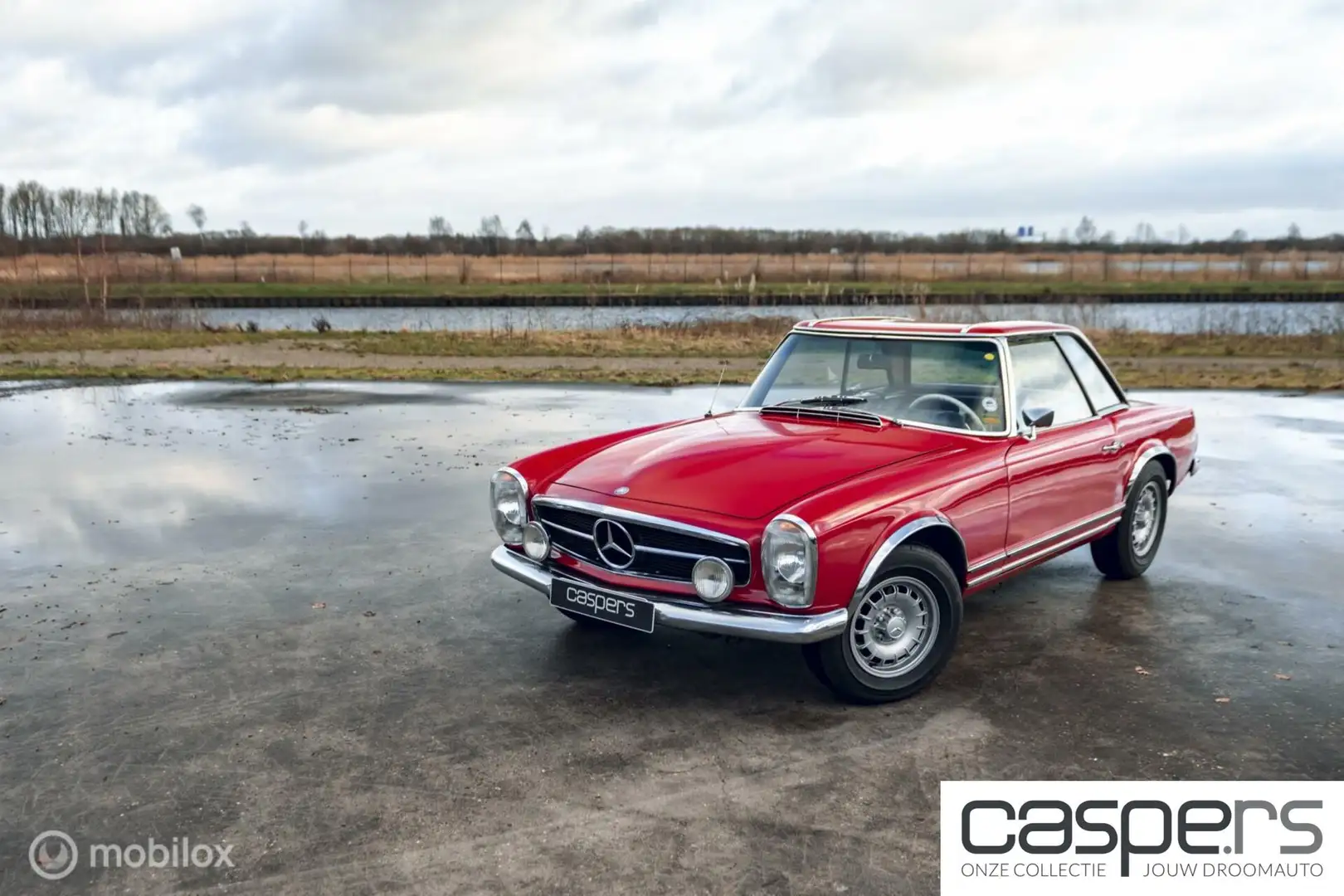 Mercedes-Benz SL 280 'Pagode' automaat 1968 Rouge - 2