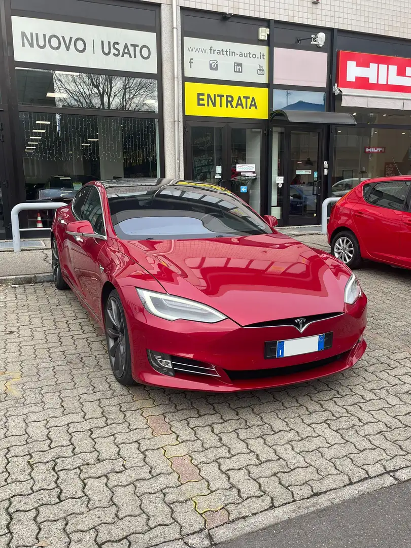 Tesla Model S 100 kwh performance all-wheel drive Rosso - 2