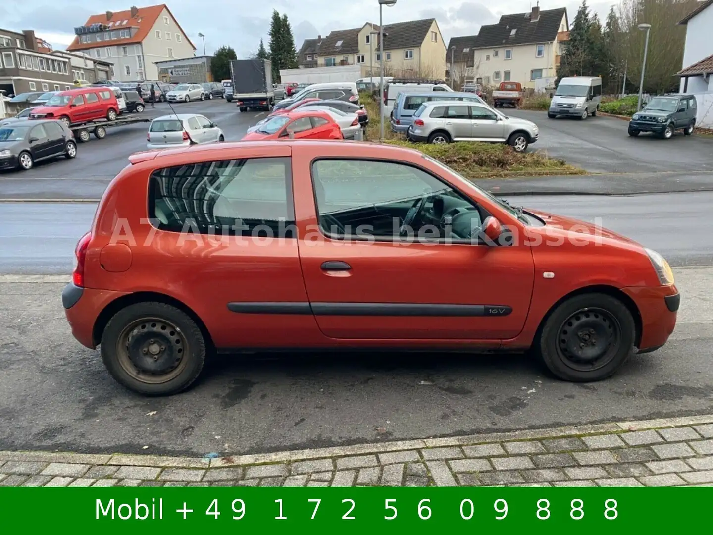 Renault Clio II Tech-Run ZV CD Klima el.FH 1.Hand Orange - 1