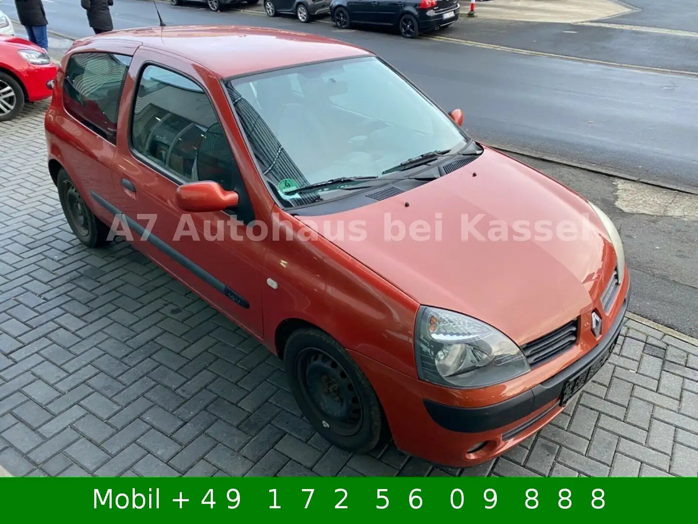 Renault Clio II Tech-Run ZV CD Klima el.FH 1.Hand Orange - 2