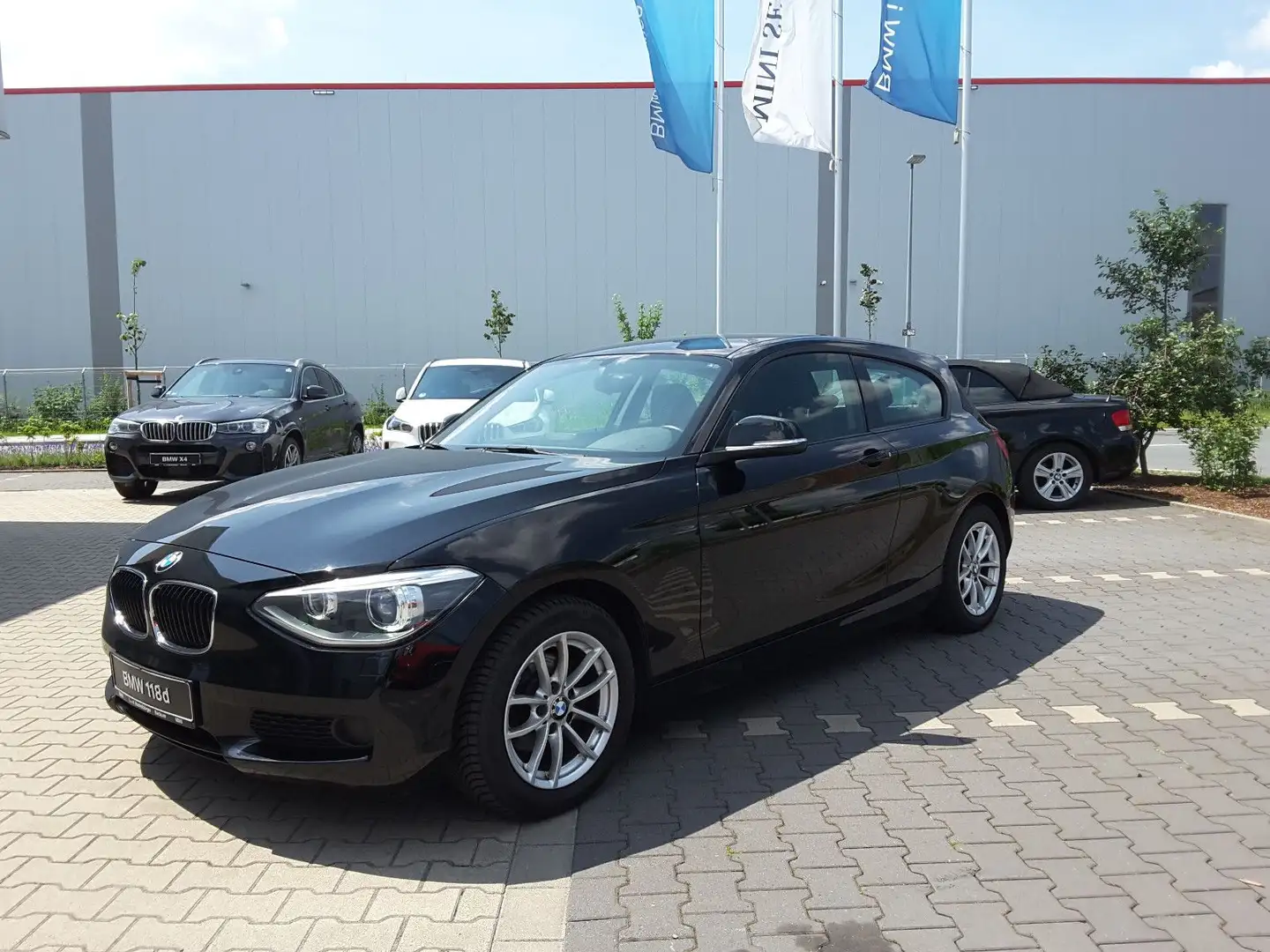 BMW 118 d, 3-trg. Leder,Navi,Klima,Alu,Xenon,PDC,Blue Schwarz - 1