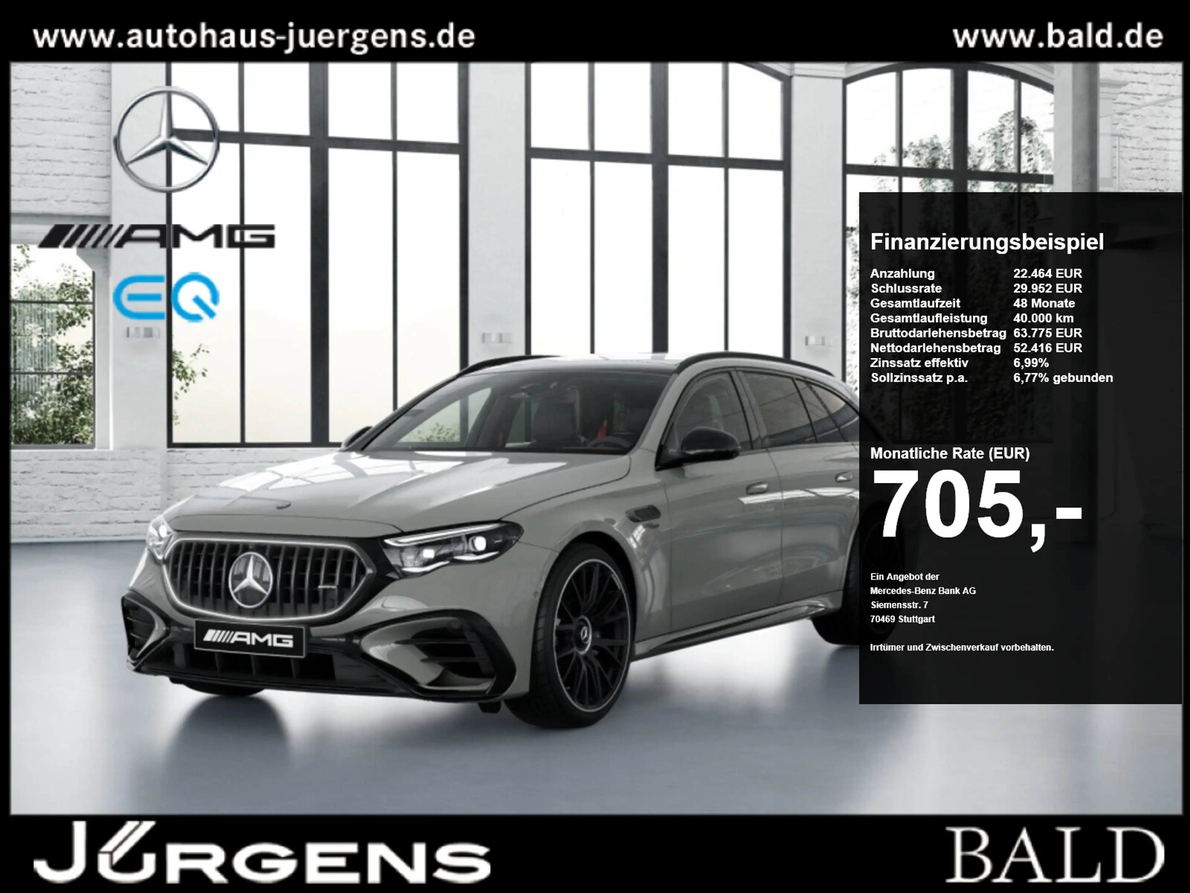 Mercedes-Benz E 53 AMG HYBRID 4M+ T Premium/Pano/Burm/AHK/21'