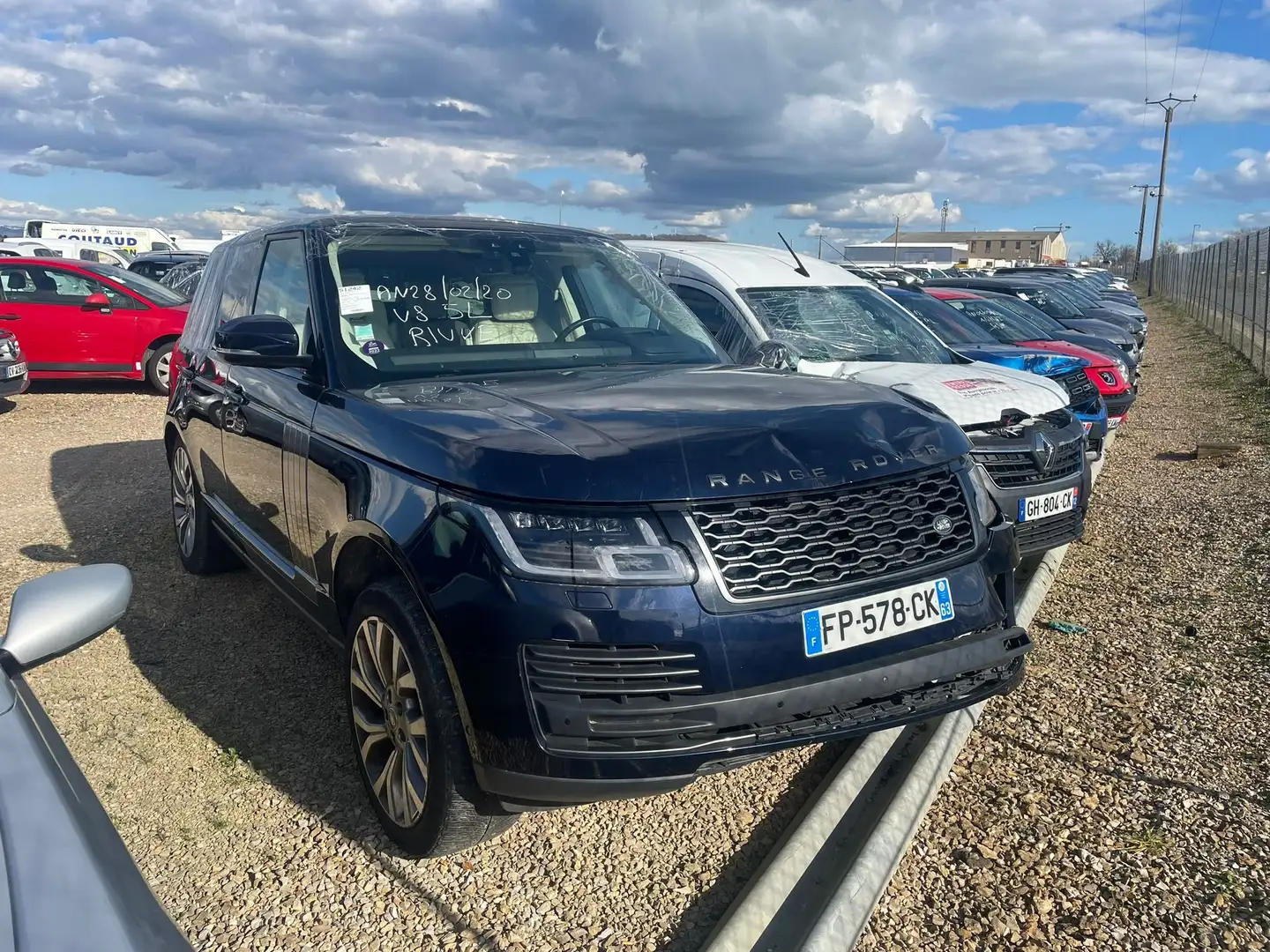 Land Rover Range Rover Mark IX LWB V8 S/C 5.0L 525ch Autobiography /FP578 Bleu - 1