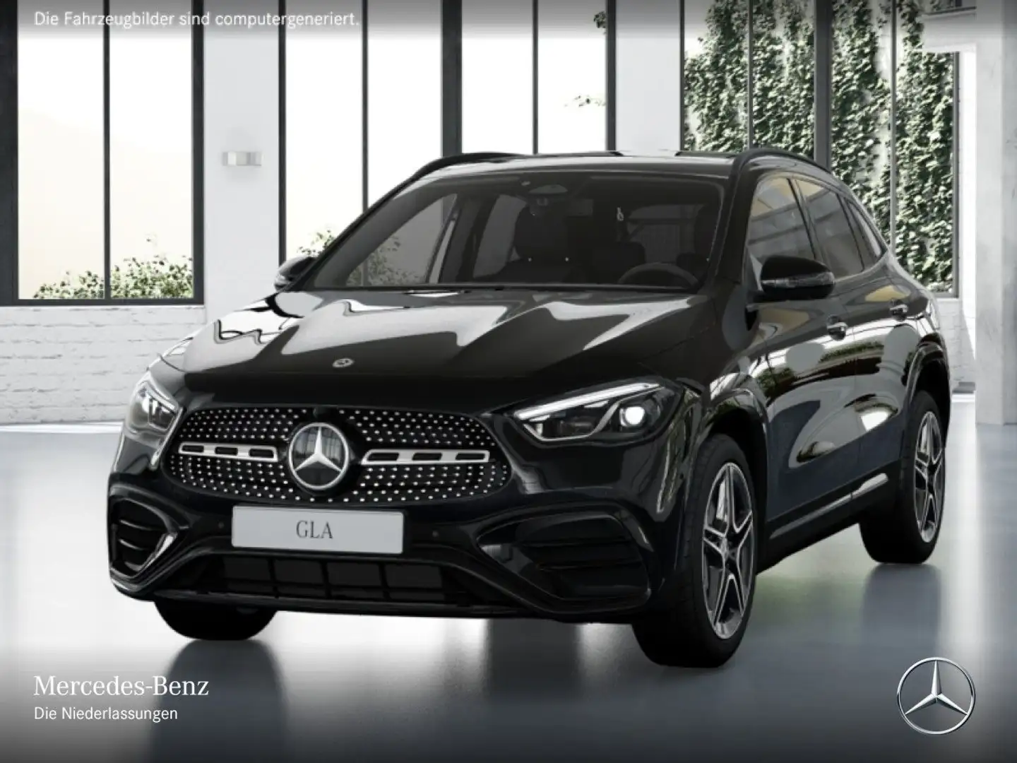 Mercedes-Benz GLA 200 AMG+NIGHT+PANO+360°+MULTIBEAM+19"+TOTW+7G Schwarz - 2