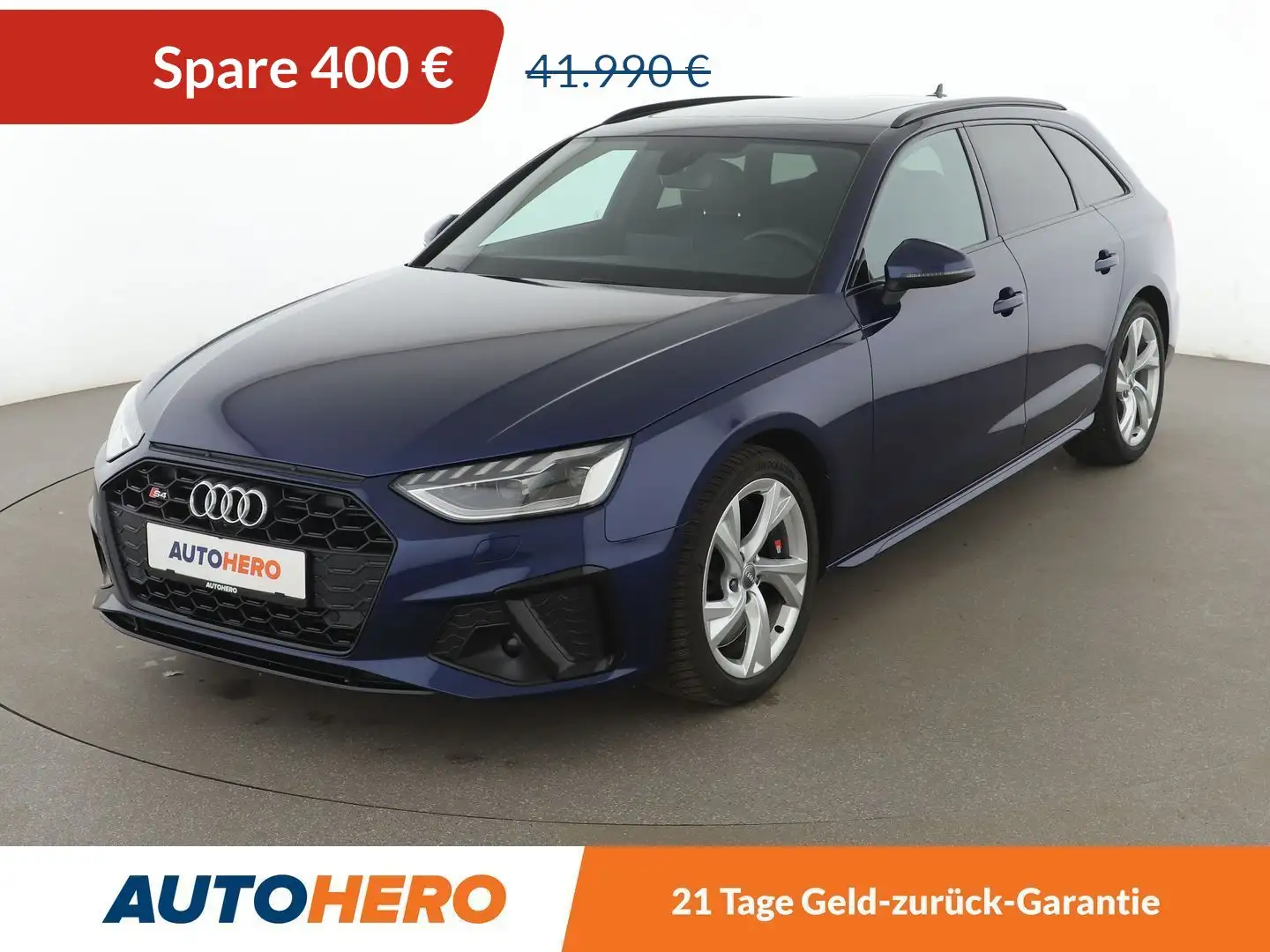 Audi S4 3.0 TDI quattro Aut.*NAVI*LED*ACC*PDC*SHZ* Bleu - 1