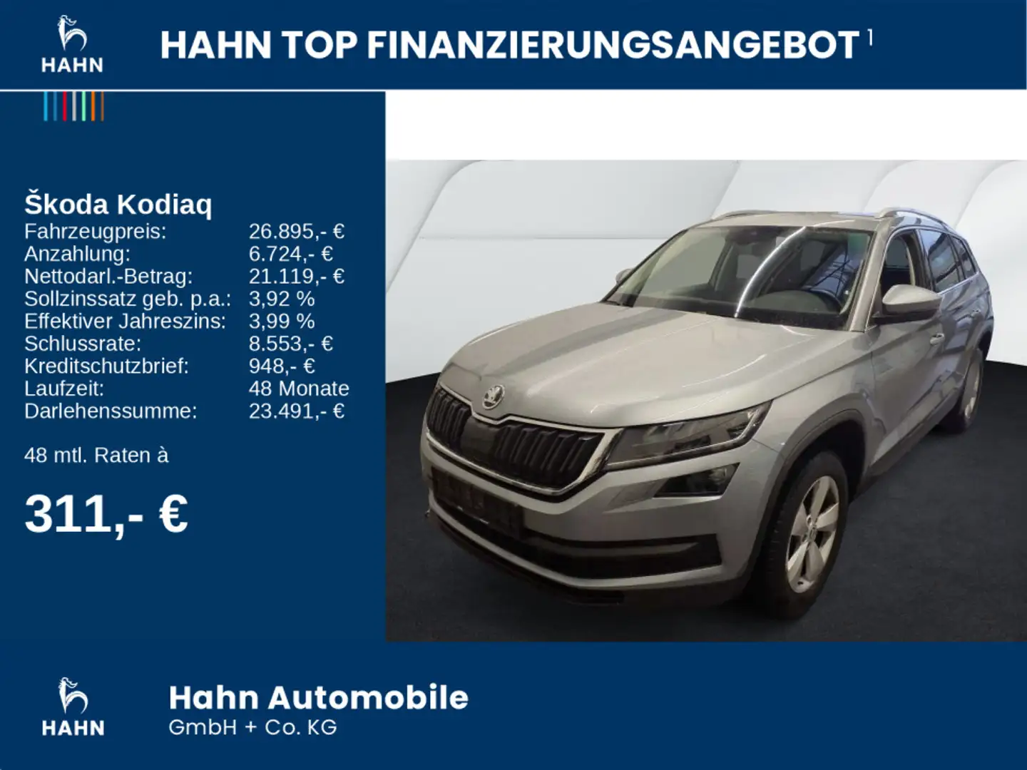 Skoda Kodiaq Style 1.5TSI DSG CAM LED Spurw Spurh Navi Gris - 2