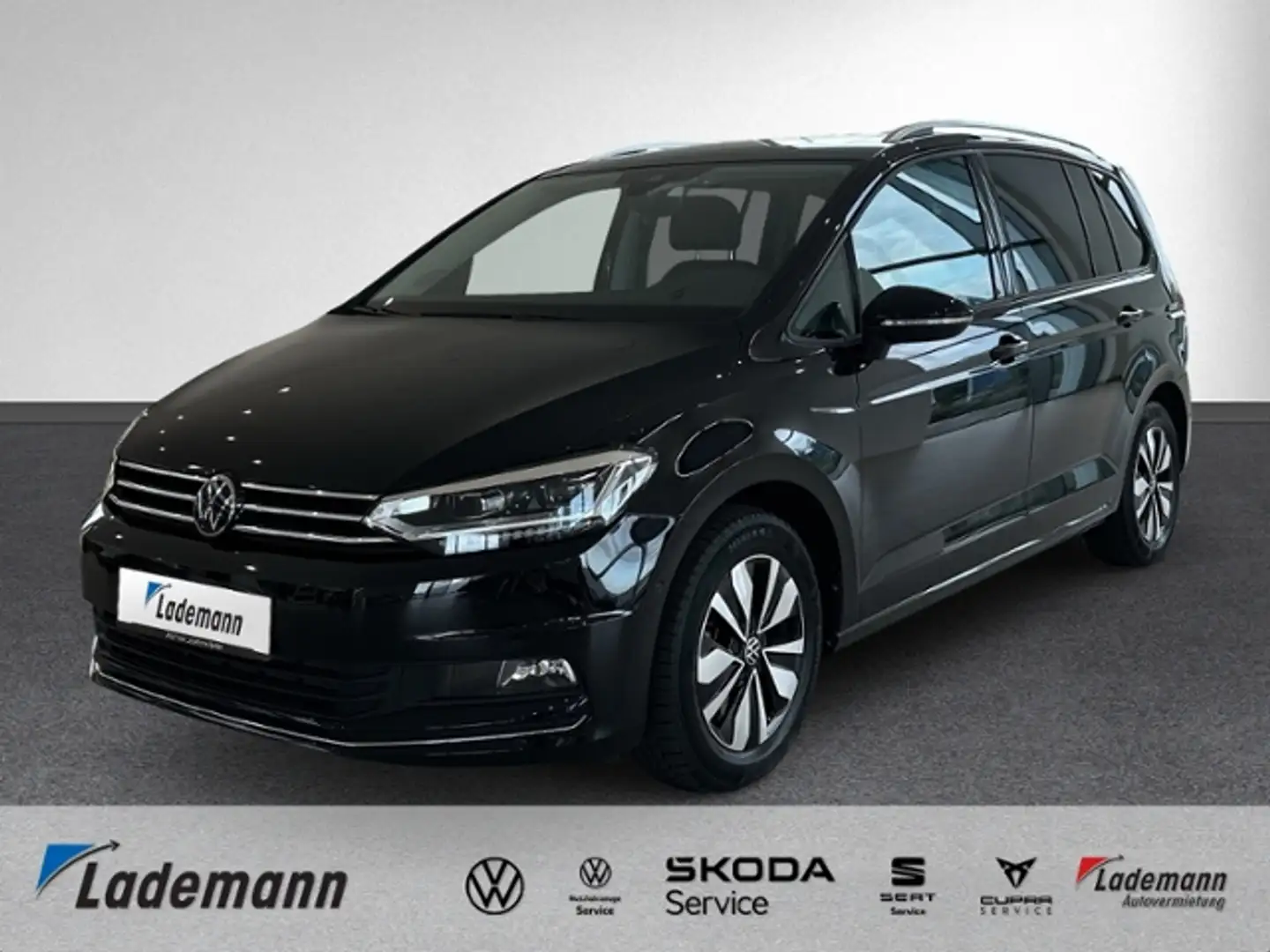 Volkswagen Touran 1.5 TSI DSG 7-SITZER+PANO+AHK+NAVI+LED+SH Schwarz - 1