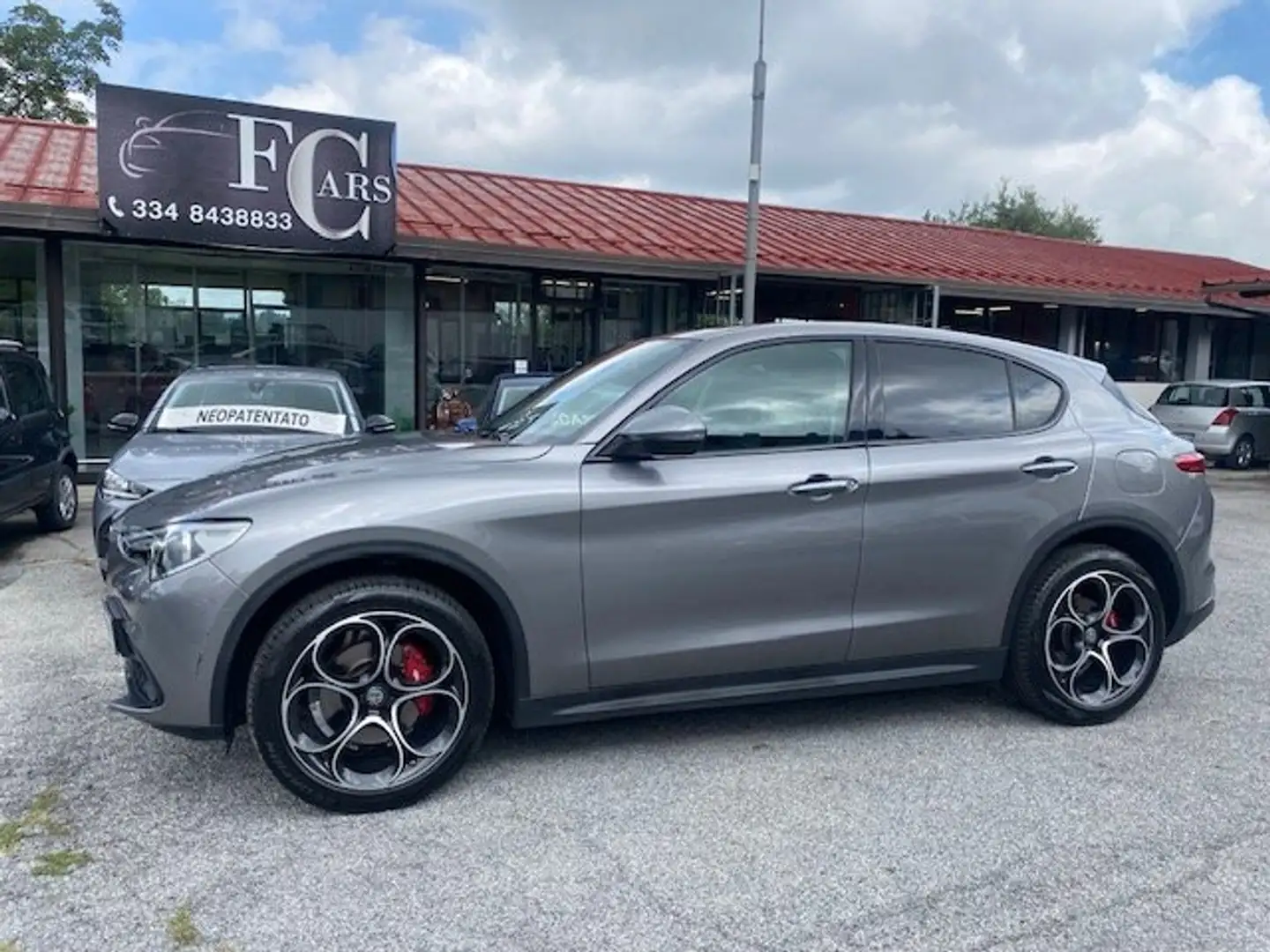 Alfa Romeo Stelvio 2.2 LUSSO JTDM Q4 210CV AUTO - 24 MESI GARANZIA Gris - 1