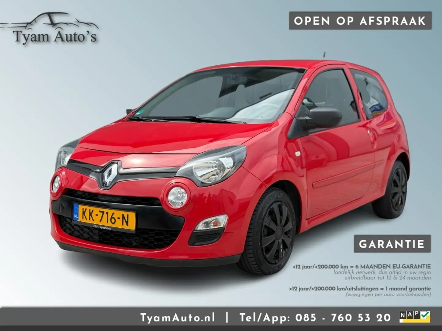 Renault Twingo 1.2 16V ACCES / AIRCO BT-TEL AUX USB CRUISE Rouge - 1