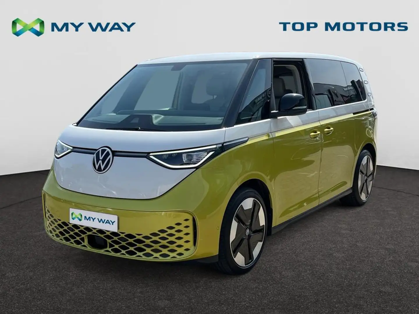 Volkswagen ID. Buzz 5PL*150KW*SCHUIFDEUREN ELEK.*CARPLAY*TREKHAAK*NAVI Vert - 1