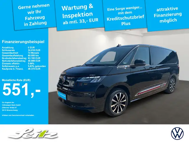 Volkswagen T7 Multivan 2.0 TDI DSG Langversion AHK. LED. Einparkhilfe