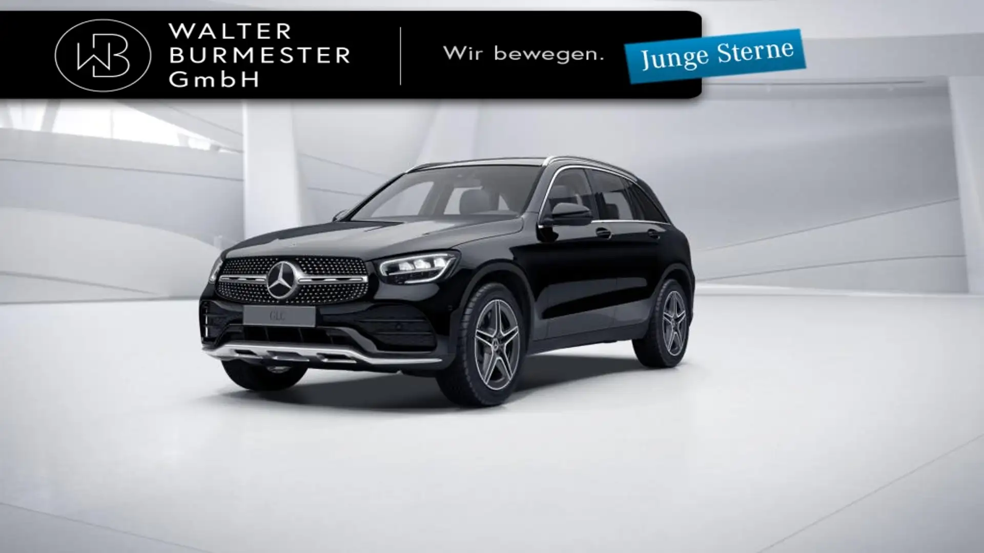 Mercedes-Benz GLC 300 d 4M +KAMERA+MBUX+AMG+NAVI+AHK+AUT+SHZ Czarny - 1