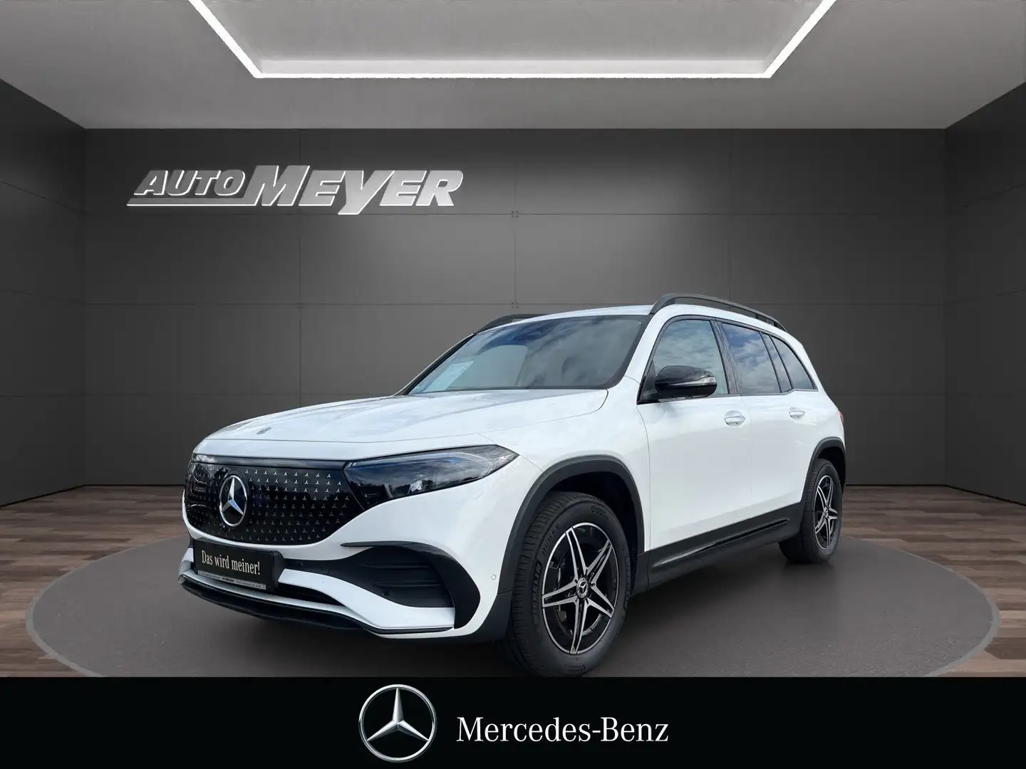 Mercedes-Benz EQB 300 4M AMG ADV PLUS+NIGHT+AHK+DISTR+HUD+BURM Bianco - 1