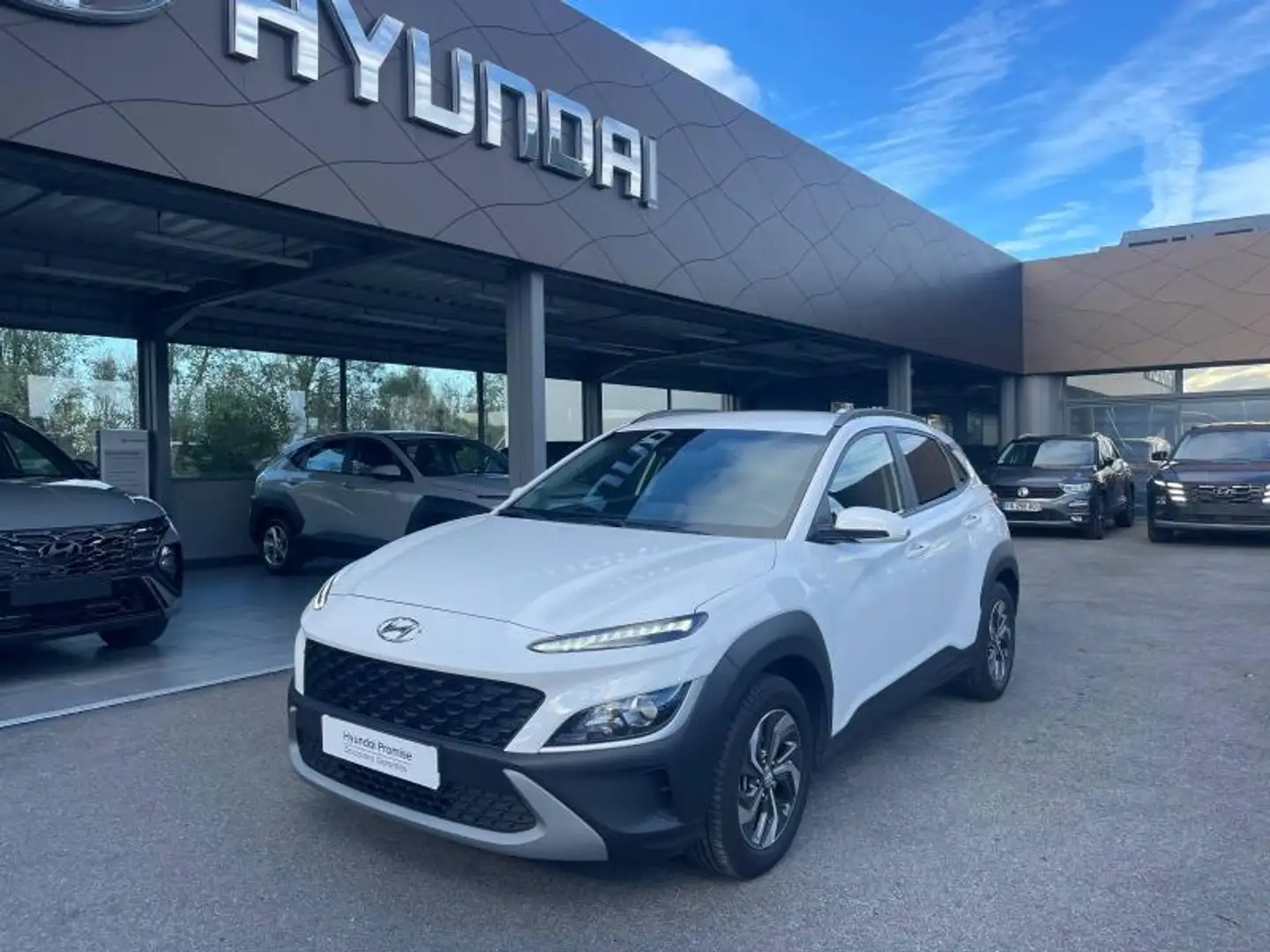 Hyundai KONA 1.6 GDi 141ch Hybrid Intuitive DCT-6 Blanc - 1