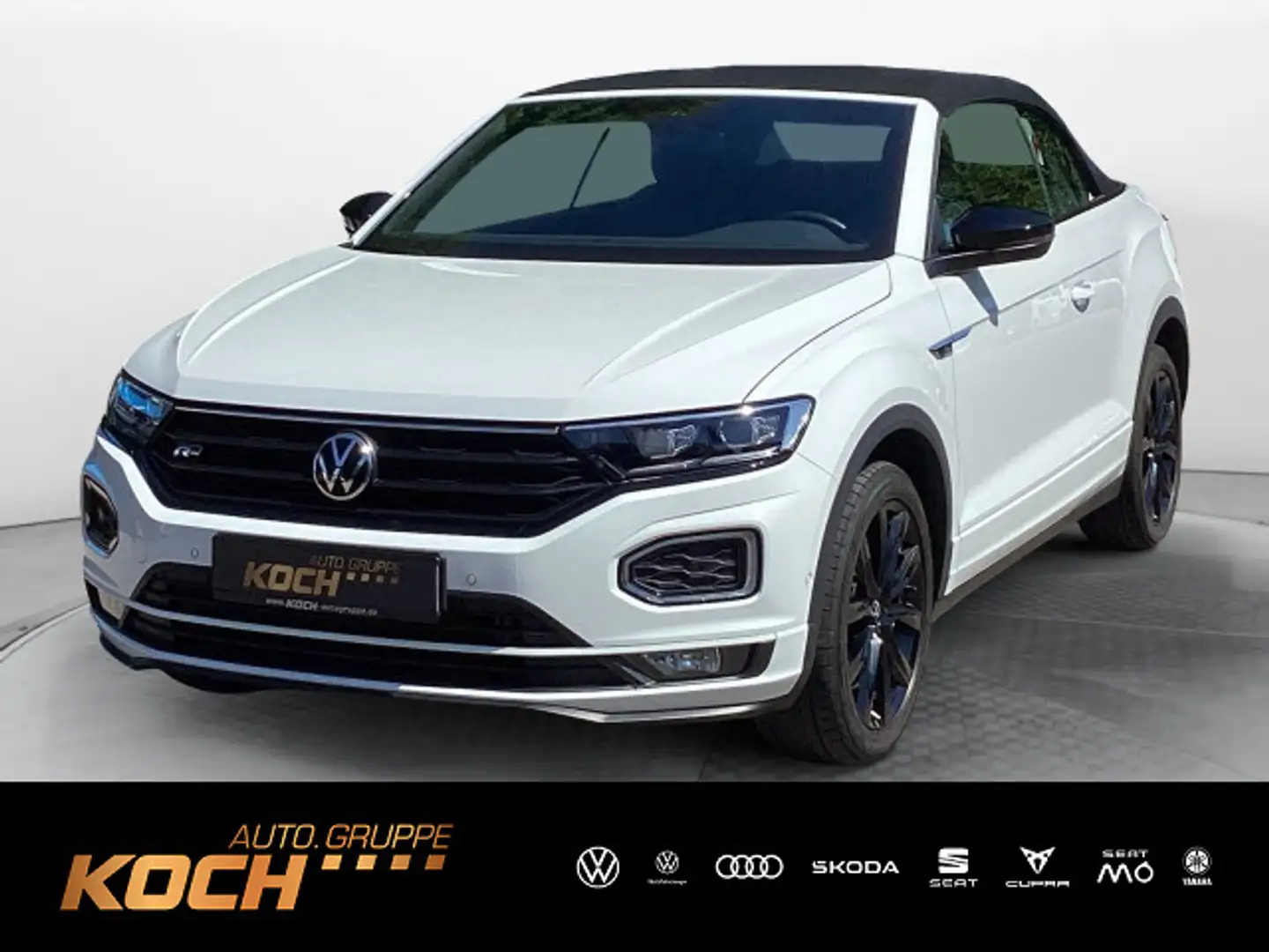 Volkswagen T-Roc 1.5TSI R-Line DSG Navi LED AHK Weiß - 1
