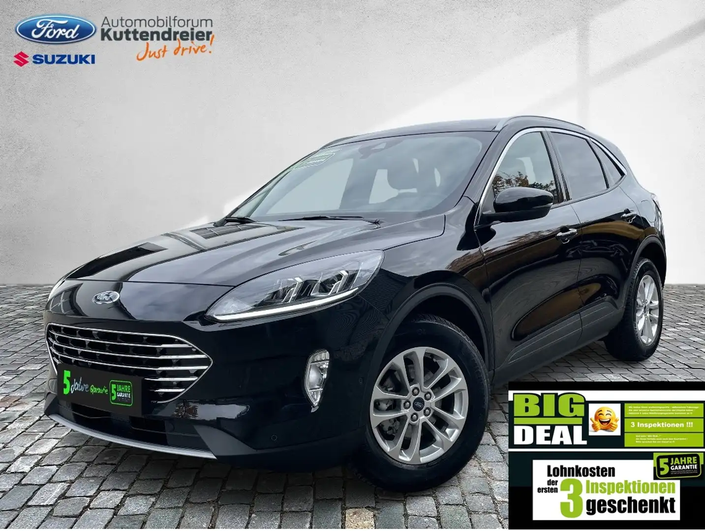 Ford Kuga Titanium Navi Kamera 2xPDC Lenkr.Sitzheiz. Schwarz - 1