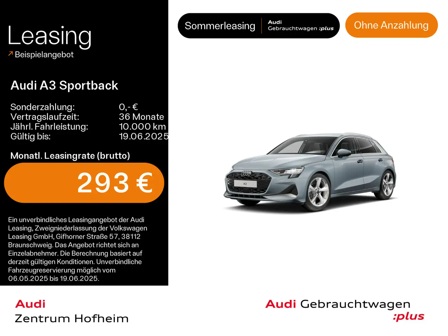 Audi A3 35 TFSI Advanced S tro*Sonos*LED*Vi Grigio - 1