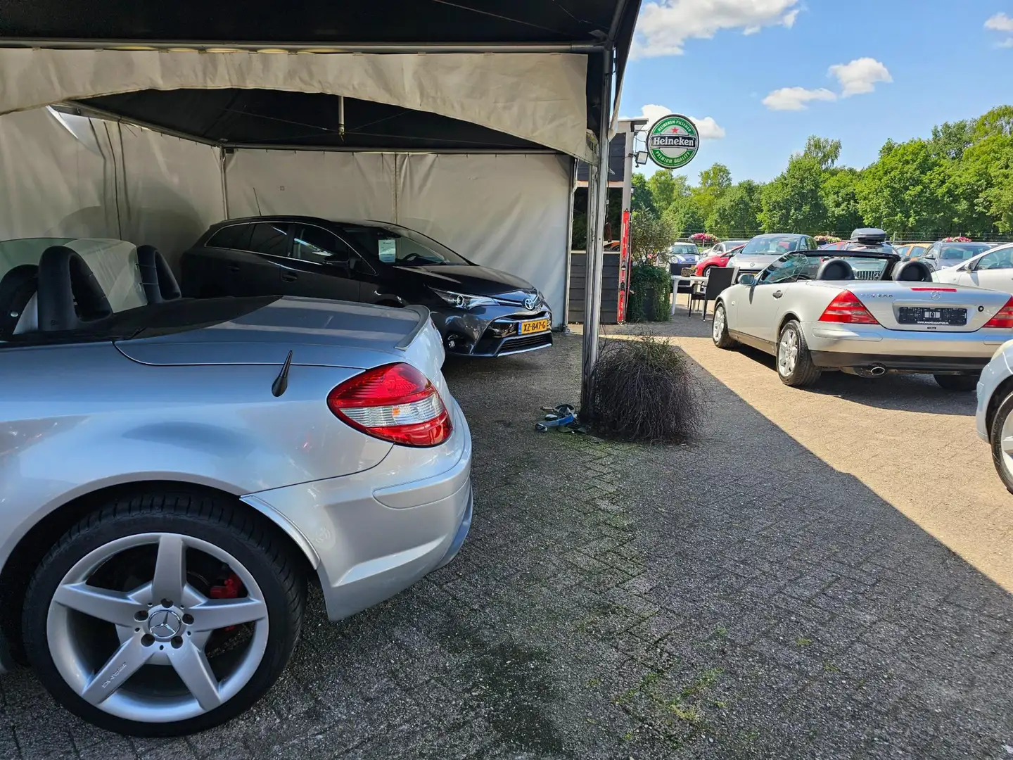Mercedes-Benz SLK 200 AUTOMAAT/airco/CRUISE *apk:06-2026* Grijs - 2
