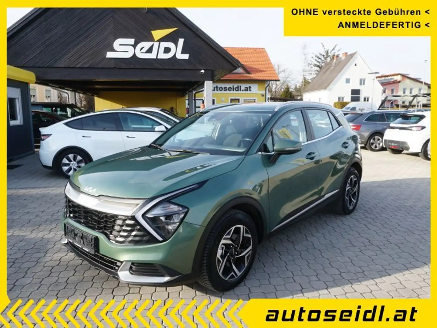 Kia Sportage 1,6 CRDI Aut. *2023er!!* Grün - 1