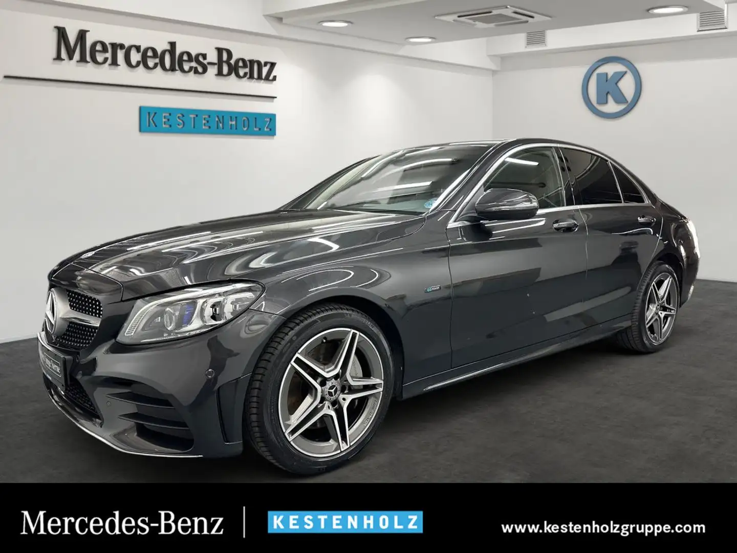 Mercedes-Benz C 300 de AMG+AHK+MULTIBEAM+PARKTRONIC Gris - 1